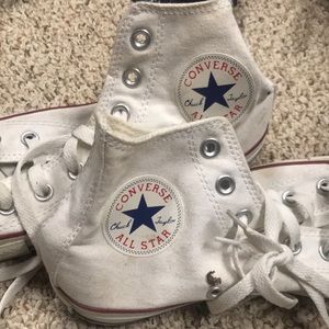 High top White Converse